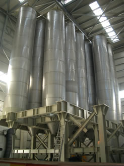 silos trasporto pneumatico polveri 